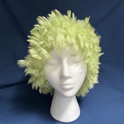 1960s Feather Hair Roller Cap / Curler Cover