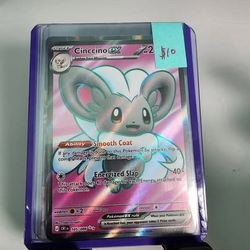 Cinccino ex #105/086 Ultra Rare Full Art – Like New