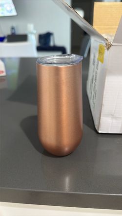 Rose gold flute cooler