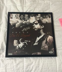 Polo G Signed 12x12 Framed Photo PSA Cert