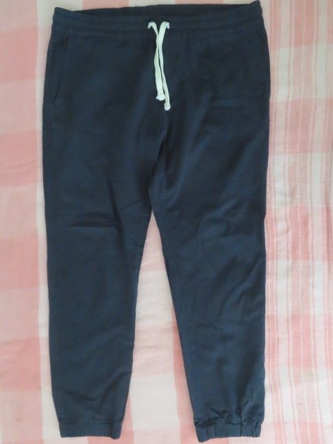 American Giant Made in USA Mens Sweatpant Jogger Cotton XL Blue