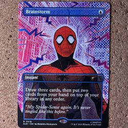 MTG Brainstorm (7019) *Non-Foil* Secret Lair: Spider-Man Bonus Card MT/NM
