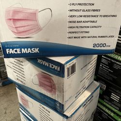 Pink Face Mask