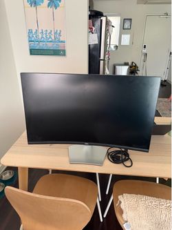 32 Inch Curved Dell Monitor