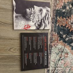 Modern Motivational Wall Art Set - Hustle & Success Prints