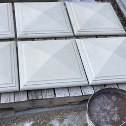 Different Caps & Shapes For Columns & Planters All Concrete