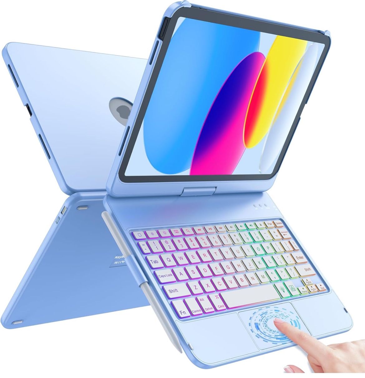 FUWANG Touch Keyboard Case for iPad 10th Generation