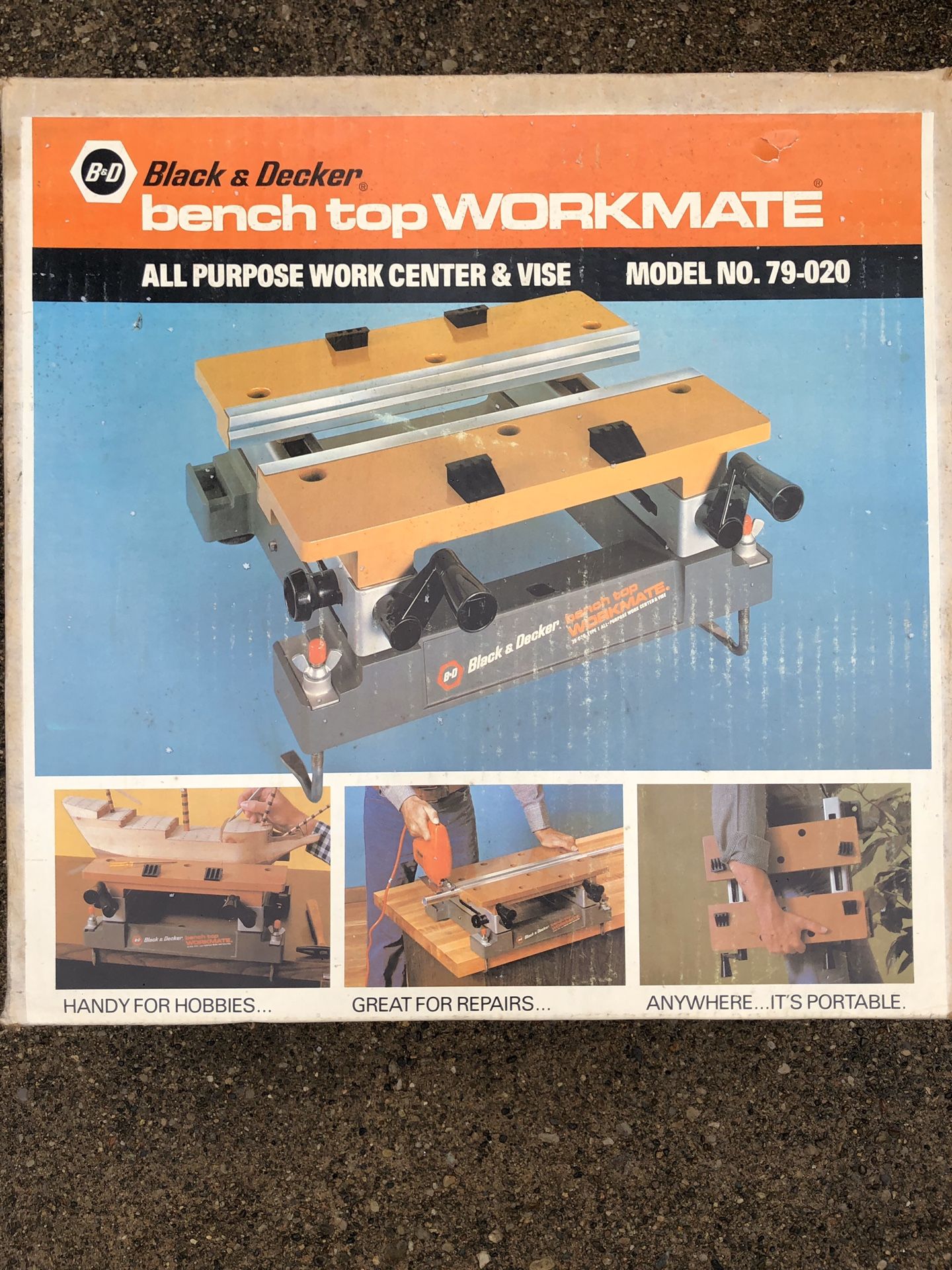 Vintage black and decker table saw