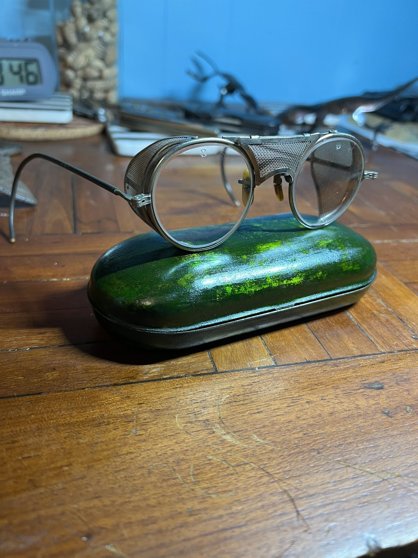 1940s Bausch & Lomb Steampunk Safety Glasses 