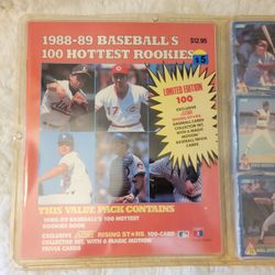 limited edition "1988-89 Baseball's 100 Hottest Rookies" value pack produced by Score