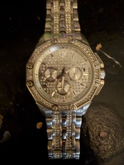 Iced out bullova watch