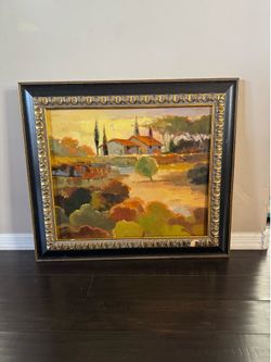 Framed Landscape painting
