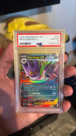 PSA 10 Mega Gengar EX Pokemon Card 056 PFL 2025