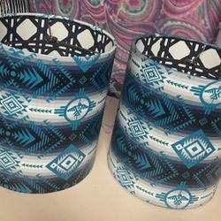 Custom Covered Matching Lamps & Shades