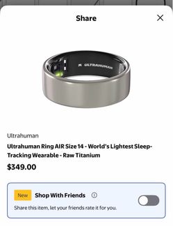 Ultrahuman Ring Air Size 14