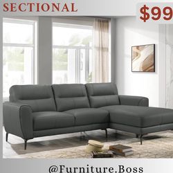 Leather Sectional Sofas - Modern Style Livingroom