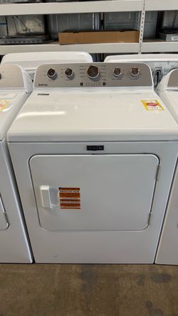 Maytag 7.0 Cu. Ft. White Front Load Electric Dryer with Extra Power