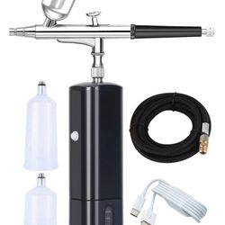 Cordless Airbrush Kit with Compressor, 32PSI Rechargeable Air Brush Gun Kit