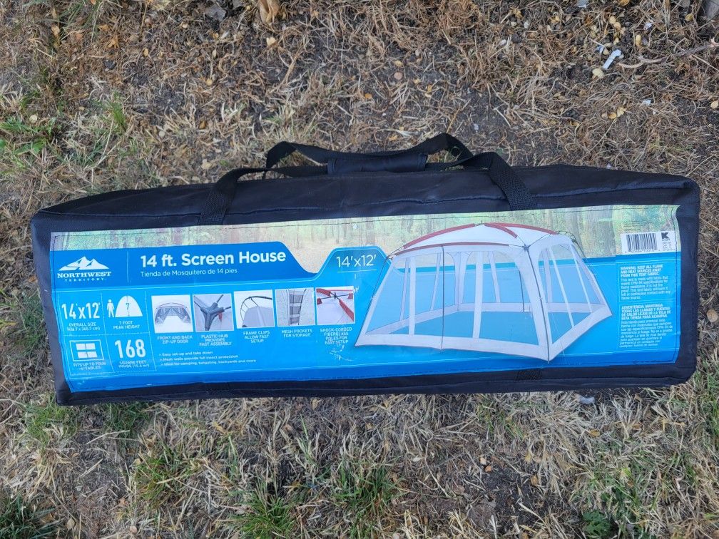 14x12 Screen House Tent Camping  Camp