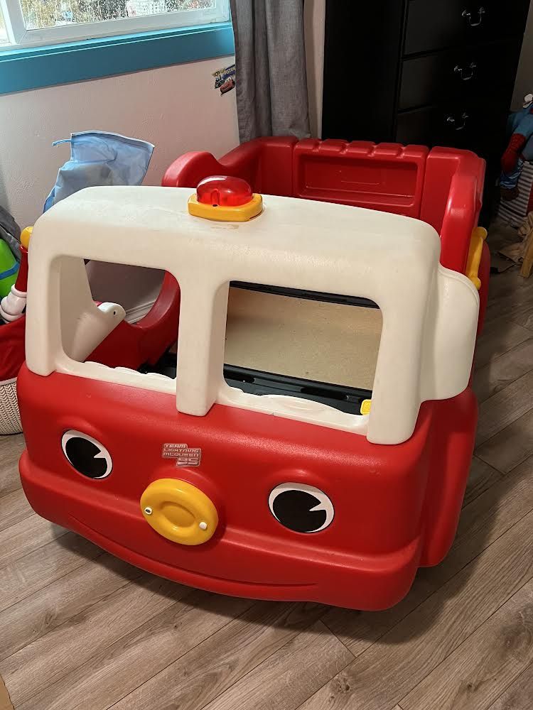 Free Toddler Firetruck Bed