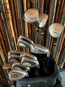 Wilson ProStaff Golf Club Set - Mizuno Utility Iron, Callaway Sand Wedge