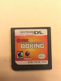 Nintendo ds boxing