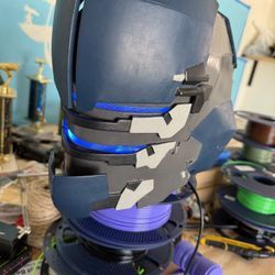 Custom 1 Of 1 Dead Space 2 Security Suit Helmet