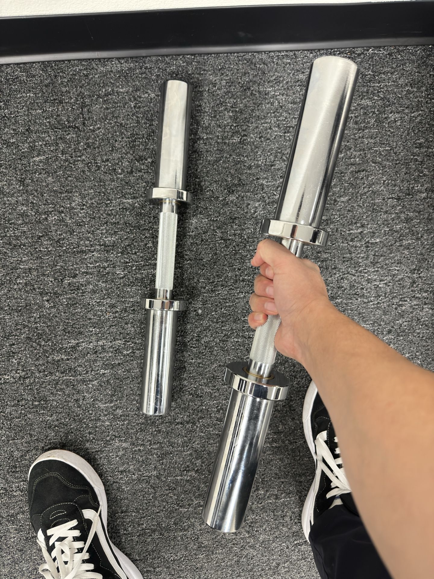 Loadable Olympic Dumbbell Handles- Pair (New in Box)