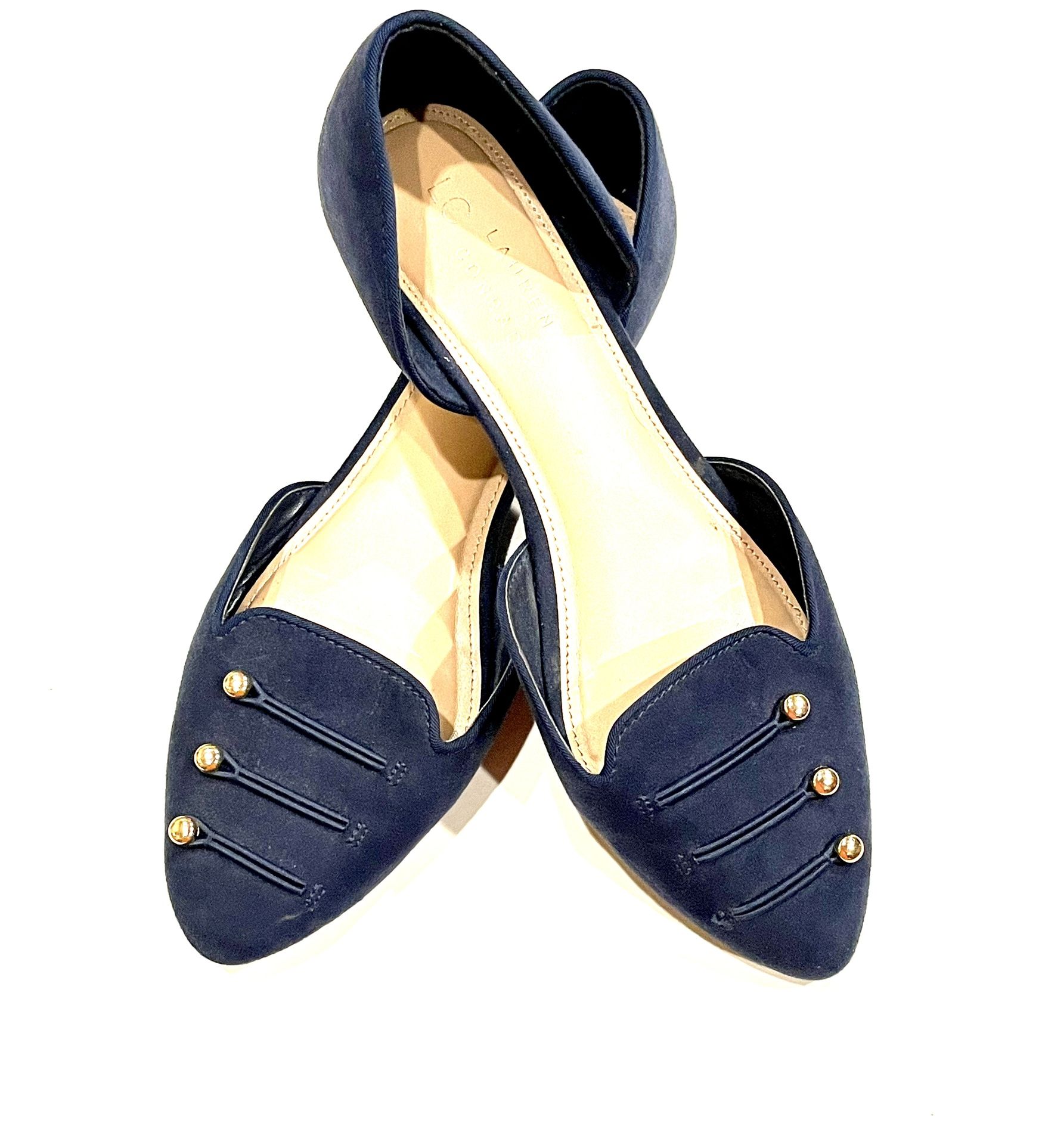 Lauren Conrad Blue Flats Sz 9m