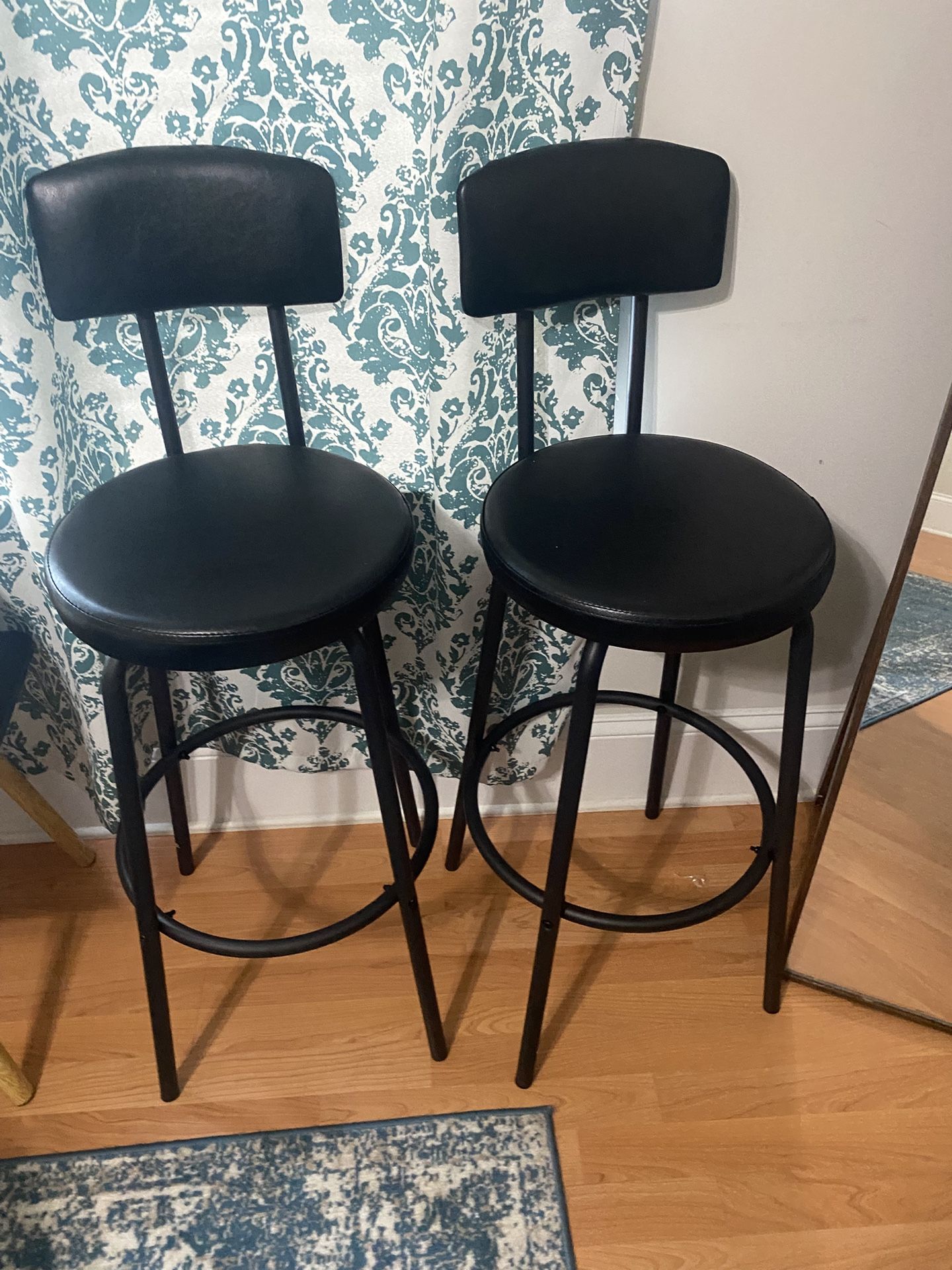 Modern Bar Stool Counter Chairs Set Of 2