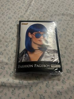 Blue wig costume