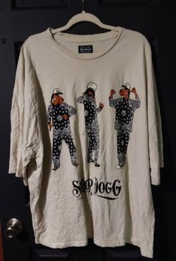 Dogg Supply by Snoop Dogg Shirt Mens 3XL Ivory Cream Rap Hip Hop Death Row