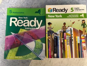 Grade 5 NY ELA and math Ready workbooks bundle