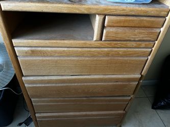 wooden Dresser Storage