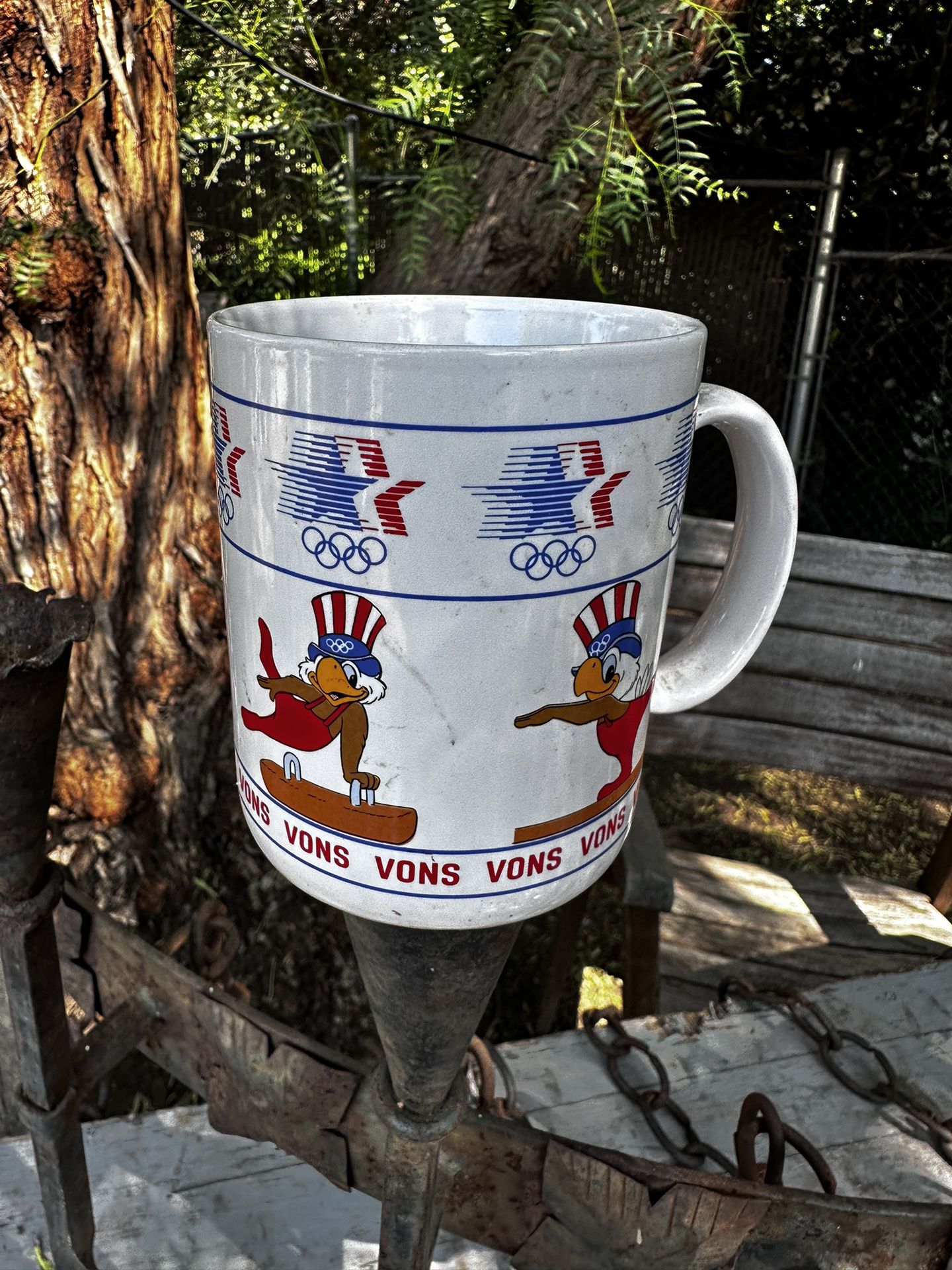 Olympics USA Sam The Eagle Advertising Coffee  Mug 