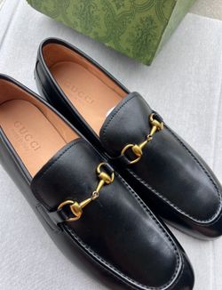 Gucci Loafer Black Men's Size 8-8.5 Women Size 10 Authentic Is $1050