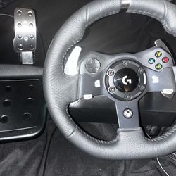 Xbox Logitech Steering Wheel 