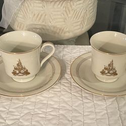 WDW Cup &  Saucer Sets Vintage