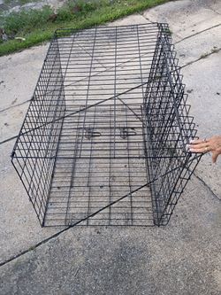 Collapsible dog cage