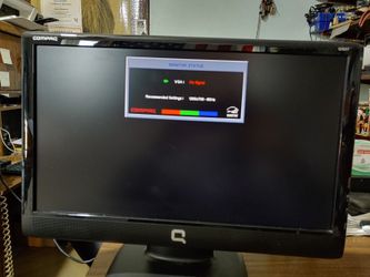 Compaq Q1859 VGA only 18.5 Viewable