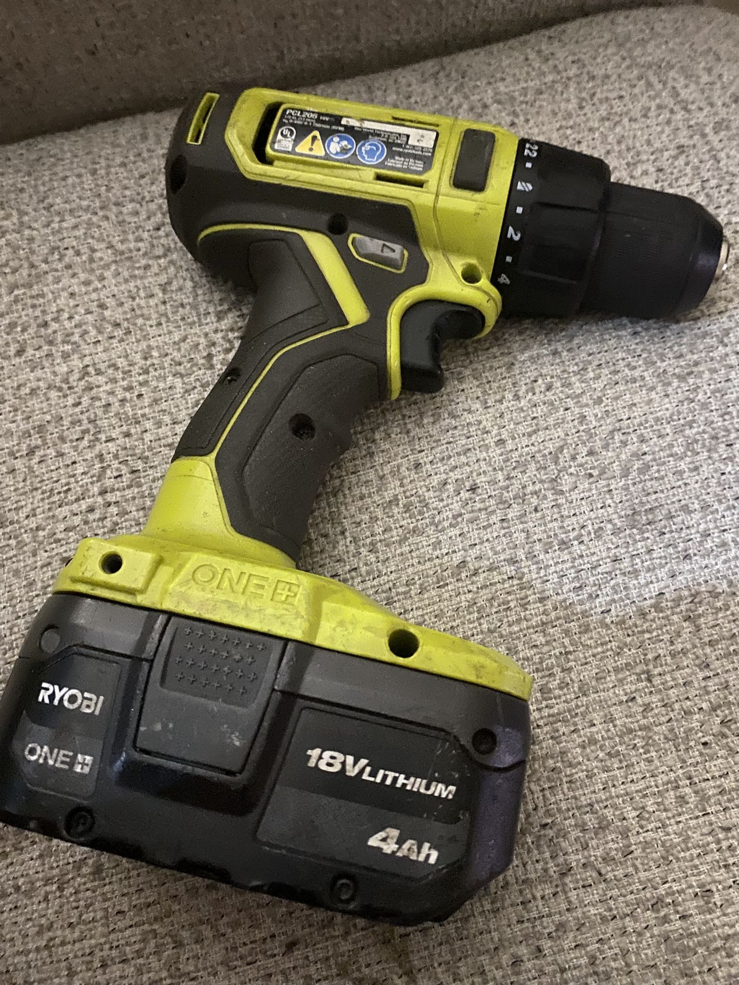Ryobi Power Tool 1/2 In 4ah Battery