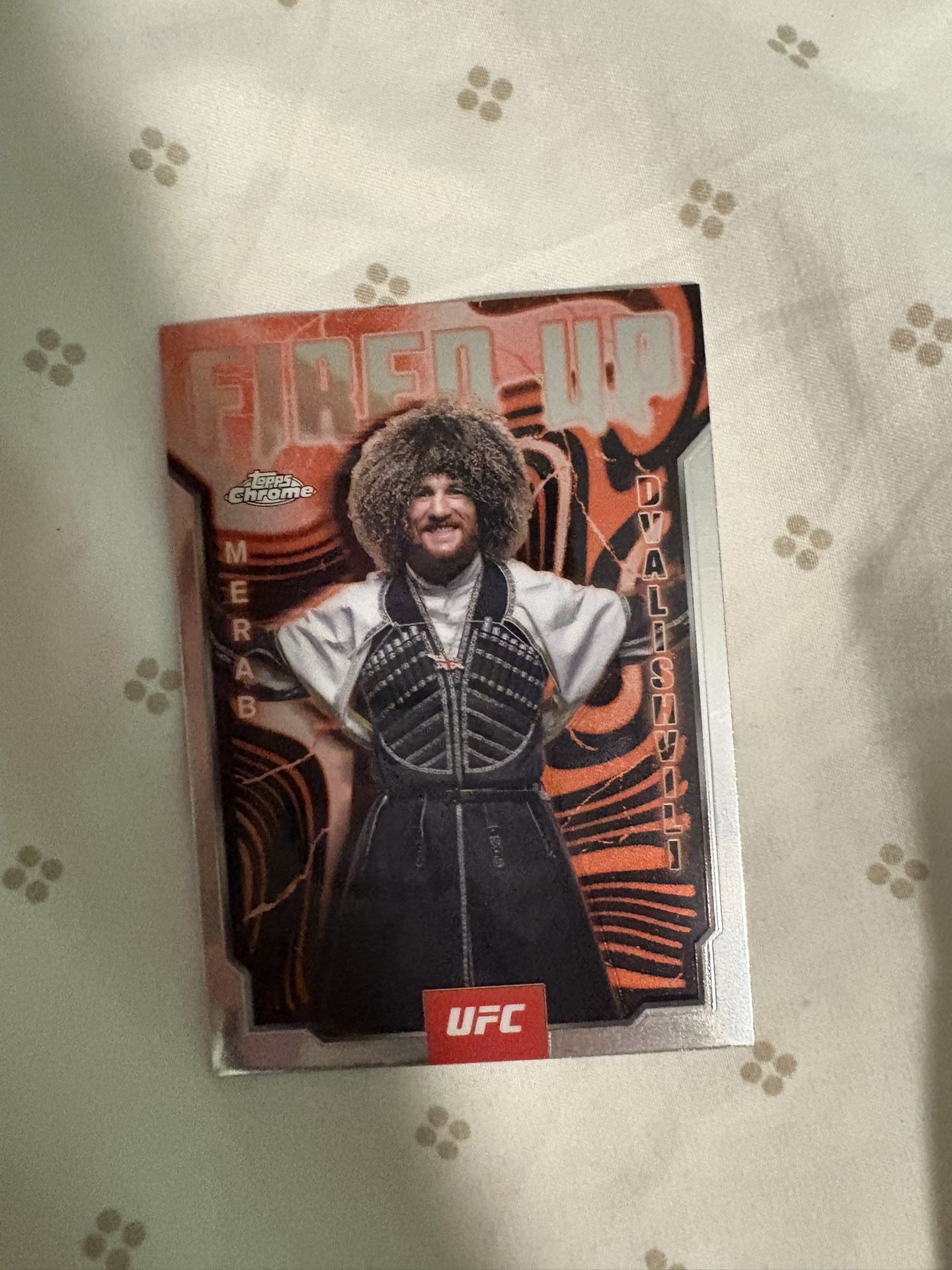 Merab Dvalishvili Fired Up 2025 Topps 