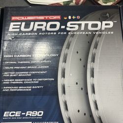 Brake Rotors Brand New (for European Cars) 