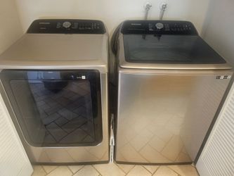 Samsung washer and dyer - champagne color