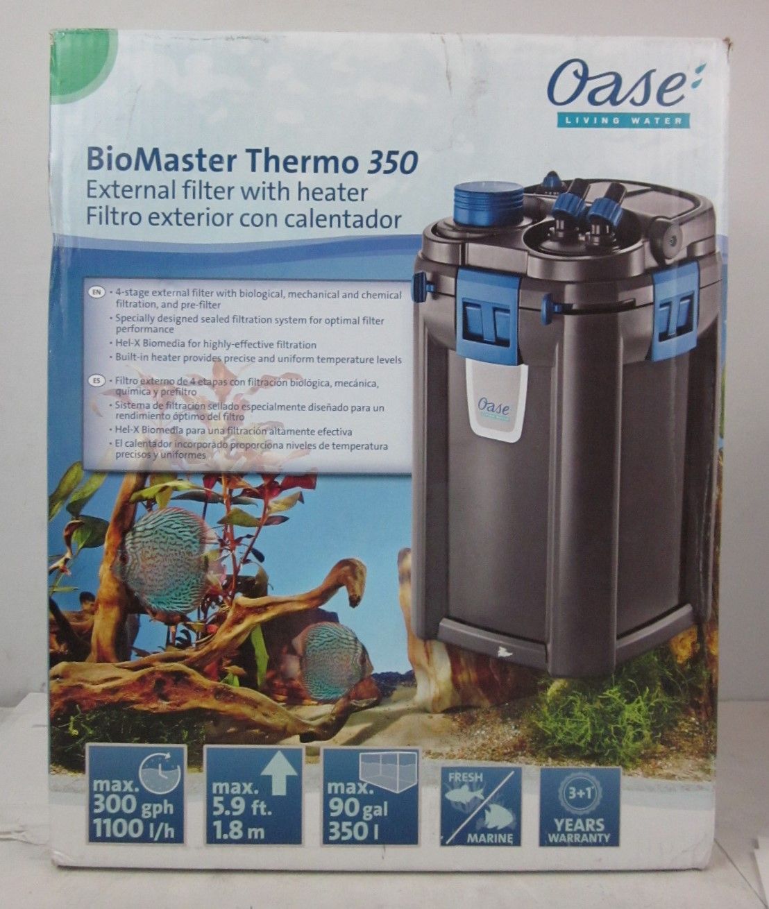 OASE BioMaster Thermo 350 External Canister Filter with Heater