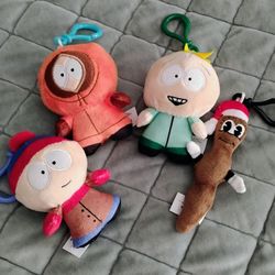 South Park plush danglers
