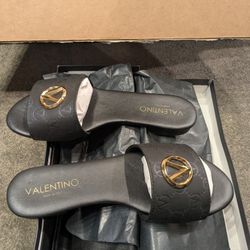 Valentino Women's Black Carrie Sandals