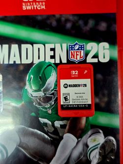 Madden NFL 26 (Nintendo Switch) CIB - Authentic, Fully Tested & Working - Complete in Box