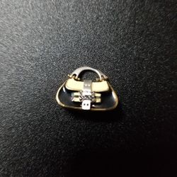 14k Yellow Gold Womens Purse Pendant 