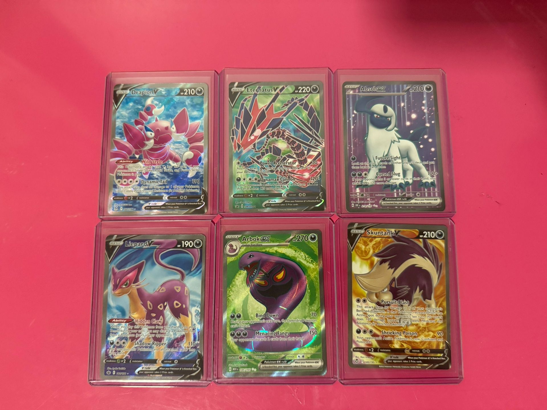 6 Full Art V Pokemon Cards For 10